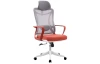 Kancelárska stolička Sindibad, šedá/oranžová