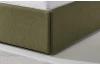 Posteľ Domango 140x200 cm, olivovo zelená látka