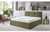 Posteľ Domango 140x200 cm, olivovo zelená látka