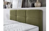 Posteľ Domango 140x200 cm, olivovo zelená látka