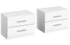 Set nočných stolíkov (2 ks) Isotta, biela