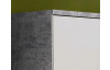 Skriňa Winnie S92, šedý betón/biela