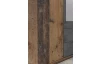 Šatníková skriňa Chicago, 120 cm, vintage optika
