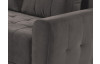 Rohová sedacia súprava Malmo, hnedo-šedá látka, ľavá