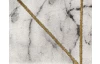 Koberec Craft 160x230 cm, mramorový dizajn, šedo-zlatý
