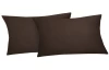 Obliečka na vankúš (2 ks) Satin 40x80 cm, hnedý