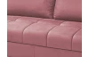 Rohová sedacia súprava Paris, staroružová látka, ľavý roh