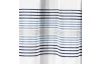Kuchynský záves Madita 140x45 cm, modré prúžky
