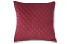 Dekoračný vankúš Christene 45x45 cm, vínový s kosoštvorcami