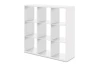 Regál Max, 3x3 priehradky, biely