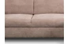 Rohová sedacia súprava Brico,  svetlo hnedá látka, pravý roh