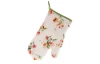 Kuchynská rukavica s magnetem Floralis kvety 29 cm, biela s kvetmi