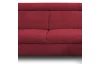 Rohová sedacia súprava Brico, šípkovo červená látka, pravý roh