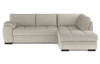 Rohová sedacia súprava Tokio, šedo-béžová látka, pravý roh