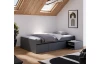 Posteľ s úložnými zásuvkami Assisi 120x200 cm, antracitová