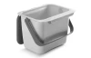 Závesný odpadkový kôš Bintex 4 l, šedý
