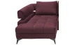 Rohová sedacia súprava Paris, vínová látka, ľavý roh