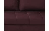 Rohová sedacia súprava Paris, vínová látka, ľavý roh