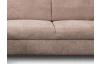Rohová sedacia súprava Brico, svetlo hnedá látka, ľavý roh