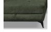 Rohová sedacia súprava Sergio, machovo zelená látka, ľavý roh