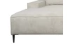 Rohová sedačka Aarnus,krémová štruktúrovaná látka, ľavý roh