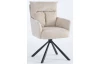 Jedálenská stolička Stephanie, béžová látka