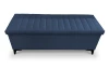 Úložná lavica/periňák Joy, šírka 139 cm, námornicka  modrá látka