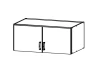 Skriňový nadstavec Bremen, 91 cm, dub sonoma/biela