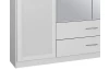 Šatníková skriňa Torrent, biela