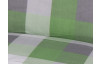 Vankúš na ležadlo Capri 190x5x50 cm, šedo-zelený