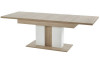 Rozkladací jedálenský stôl Dawson 180x90 cm, dub artisan/biely