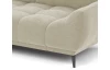 Rohová sedacia súprava Allegra, béžová látka, ľavý roh