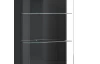 Vysoká vitrína Campania 60 cm, biela/antracit, pravá