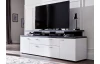 Široká TV skrinka Mood, biela/sivý kameň