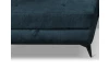 Rohová sedacia súprava Sergio, námornícka modrá látka, ľavý roh