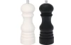 Soľnička a korenička 17,5 cm, čierna/biela