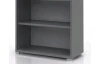 Vysoký regál Lift, šedý/hnedý