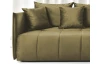 Rohová sedacia súprava Magic, machovo zelená látka