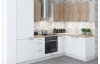 Dolná kuchynská skrinka One ES30, pravá, biely lesk, šírka 30 cm