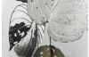 Kovová nástenná dekorácia Farebné listy, 50x90 cm