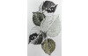 Kovová nástenná dekorácia Farebné listy, 50x90 cm