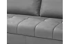 Rohová sedacia súprava Paris, stredne šedá látka, ľavý roh