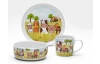 Detská jedálenská súprava (3 diely) Zvieratká z farmy