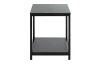 Odkladací stolík Lugano 40x40 cm, čierny