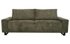 Trojmiestna pohovka Cassino, olivovo zelená tkanina