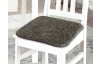 Podsedák na stoličky Rabbit Teddy 38x38 cm, antracitový