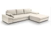 Rohová sedačka Bono, svetlo béžová látka