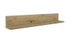 Nástenná polica Carlos, dub artisan, 120 cm