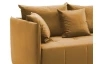 Rohová sedacia súprava Magic, horčicová žltá látka