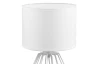 Stolná lampa Chuck, biela